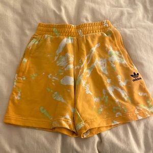 Adidas Essentials tie dye shorts